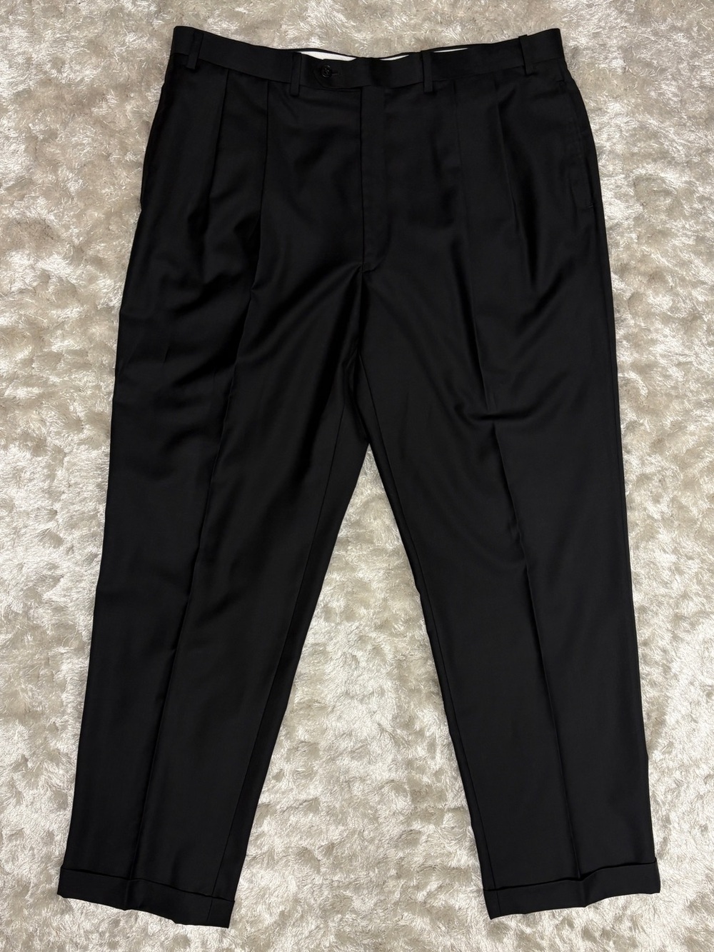 Ralph Lauren Black Pleated Tailored Dress Pants-Men’s 40/32-Good used condition